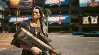 Игрок Cyberpunk 2077 показал Арнольда Шварценеггера в Найт-Сити