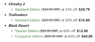 Black Desert, Chivalry 2 и Trailmakers — дни бесплатной игры на Xbox