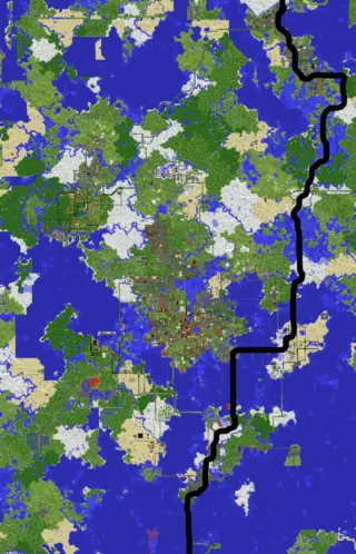 Игрок Minecraft потратил 5 лет на строительство 10-километрового шоссе в игре