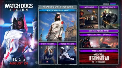 Познакомьтесь с Дарси — трейлер кроссовера Watch Dogs: Legion с Assassin's Creed