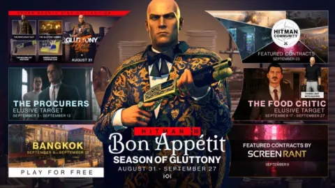 Дорожная карта и трейлер контента сезона "Чревоугодие" в Hitman 3