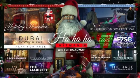 Костюм Санты и снежный фестиваль в Хоккайдо — праздничный контент Hitman 3