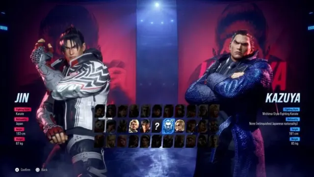 Выбор персонажа в TEKKEN 8