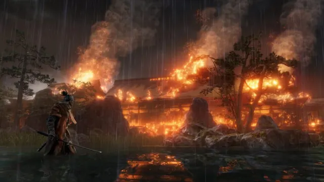 Сражение с боссом в Sekiro