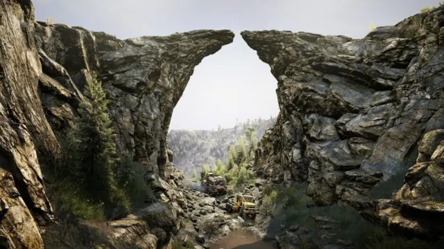 Преодоление препятствий в Expeditions: A MudRunner Game